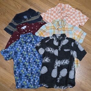 Bundle Of 6 Boys Shirts